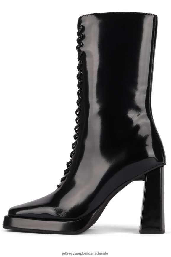 TESTINO Women Black Box PLRNJH593 Jeffrey Campbell Ankle Boots