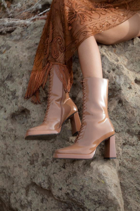 TESTINO Women Dark Natural Box PLRNJH594 Jeffrey Campbell Ankle Boots