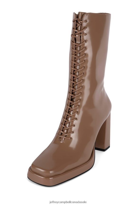 TESTINO Women Dark Natural Box PLRNJH594 Jeffrey Campbell Ankle Boots