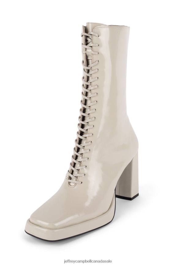 TESTINO Women Ivory Box PLRNJH592 Jeffrey Campbell Ankle Boots