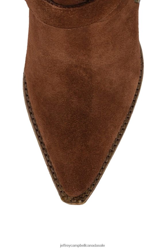 TEXAN Women Cognac Suede PLRNJH482 Jeffrey Campbell Ankle Boots
