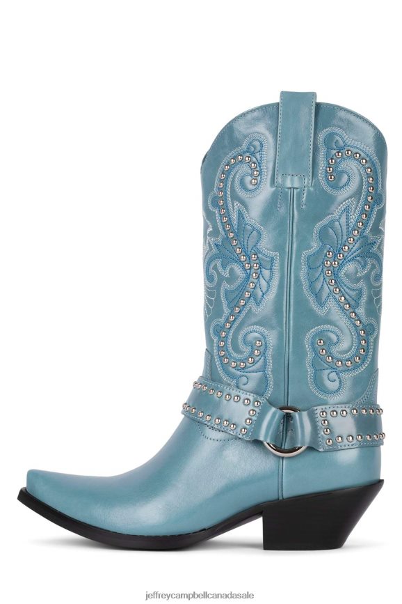 THE-KID-H Women Blue PLRNJH475 Jeffrey Campbell Ankle Boots