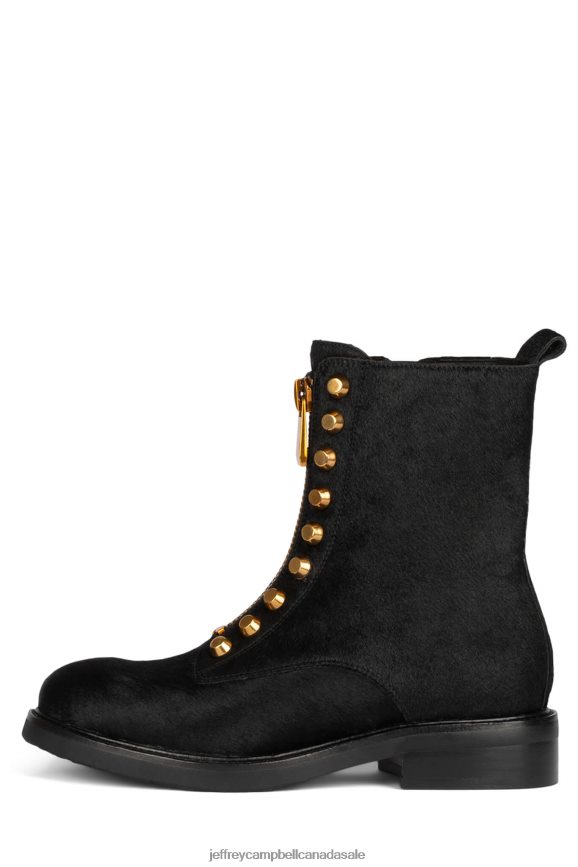 TONETTE-2F Women Black Bronze PLRNJH490 Jeffrey Campbell Ankle Boots