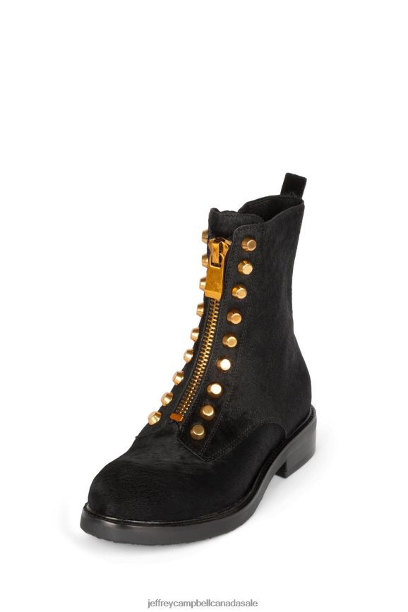TONETTE-2F Women Black Bronze PLRNJH490 Jeffrey Campbell Ankle Boots