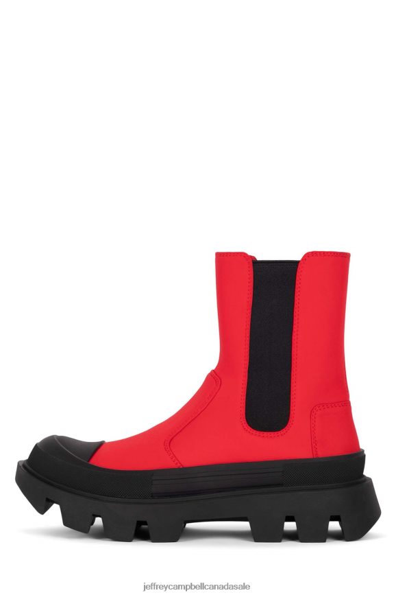 TOUGH-GUY Women Red PLRNJH459 Jeffrey Campbell Ankle Boots