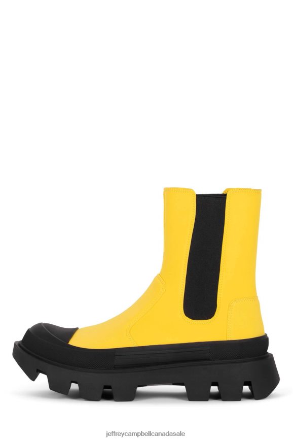 TOUGH-GUY Women Yellow PLRNJH461 Jeffrey Campbell Ankle Boots