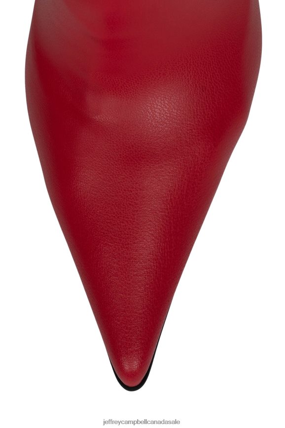 2-IN-ONE Women Red Stretch PLRNJH782 Jeffrey Campbell Knee to Thigh Boots