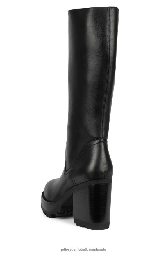 ABUNDANT Women Black PLRNJH868 Jeffrey Campbell Knee to Thigh Boots