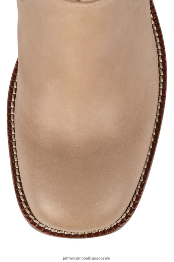 ABUNDANT Women Natural PLRNJH866 Jeffrey Campbell Knee to Thigh Boots