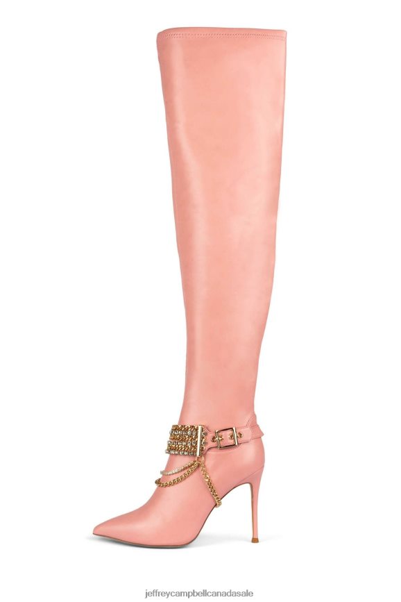 ARSENIC-C2 Women Pink PLRNJH829 Jeffrey Campbell Knee to Thigh Boots