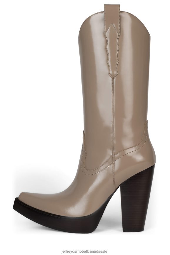 BAD2DABONE Women Taupe Box PLRNJH855 Jeffrey Campbell Knee to Thigh Boots