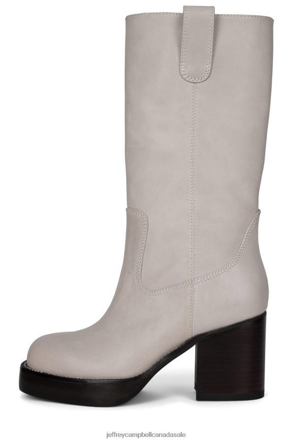 BANDWAGON Women Ice PLRNJH754 Jeffrey Campbell Knee to Thigh Boots