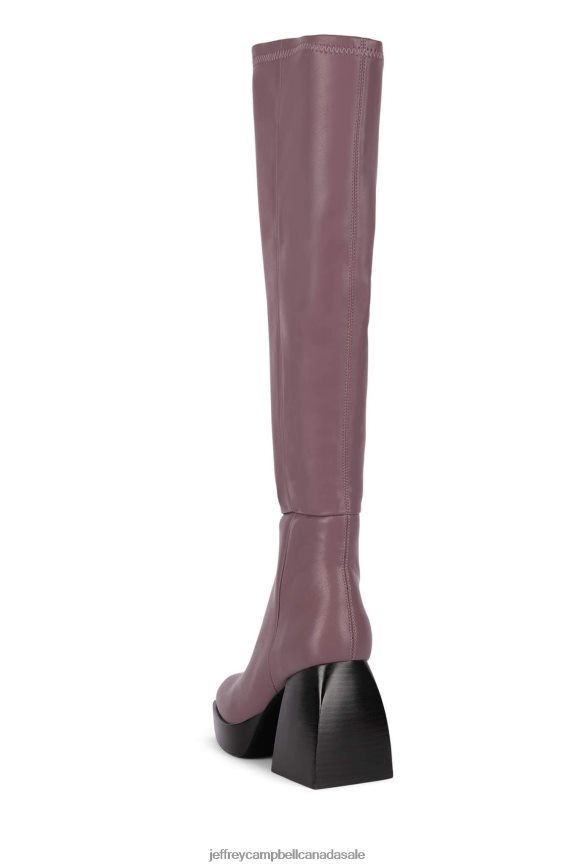 DAUPHIN Women Violet PLRNJH806 Jeffrey Campbell Knee to Thigh Boots