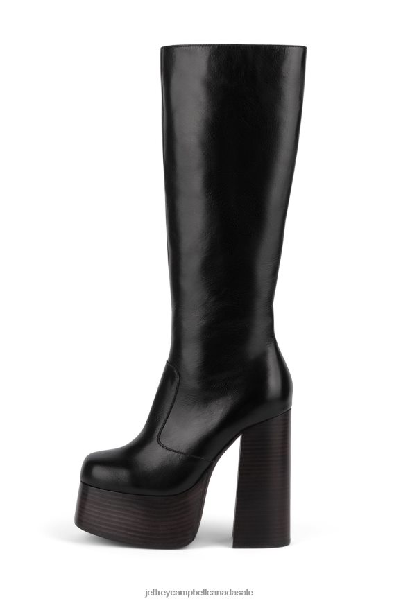 HEY-JOE Women Black PLRNJH882 Jeffrey Campbell Knee to Thigh Boots