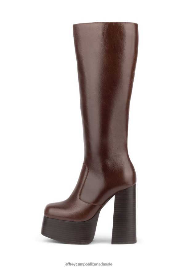 HEY-JOE Women Brown PLRNJH883 Jeffrey Campbell Knee to Thigh Boots