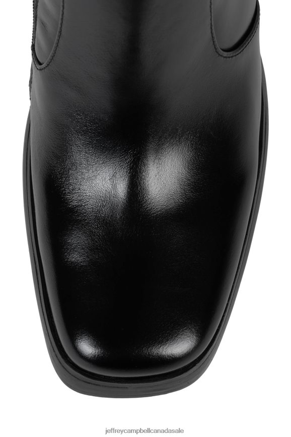 IGGIE Women Black PLRNJH682 Jeffrey Campbell Knee to Thigh Boots