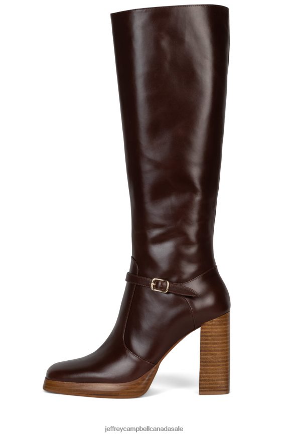 IGGIE Women Brown PLRNJH683 Jeffrey Campbell Knee to Thigh Boots