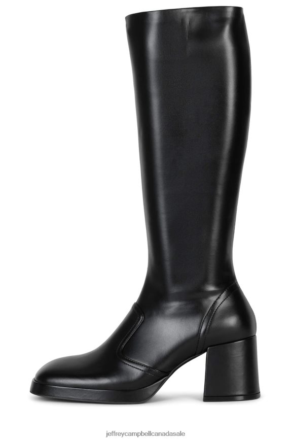 MANORISM Women Black PLRNJH842 Jeffrey Campbell Knee to Thigh Boots