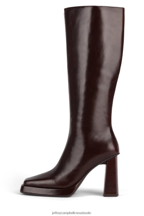 MAXIMAL Women Brown PLRNJH712 Jeffrey Campbell Knee to Thigh Boots