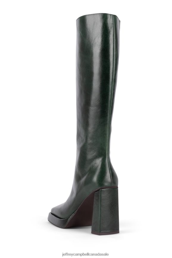 MAXIMAL Women Dark Green PLRNJH820 Jeffrey Campbell Knee to Thigh Boots