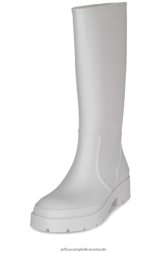 RAINPOUR Women Ice Matte PLRNJH834 Jeffrey Campbell Knee to Thigh Boots