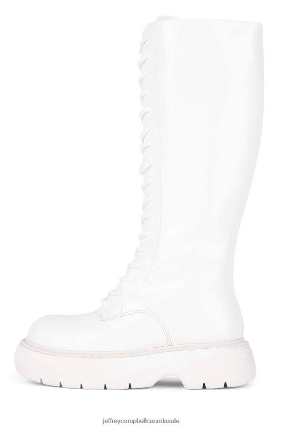 SPYING-LU Women White Box White PLRNJH728 Jeffrey Campbell Knee to Thigh Boots
