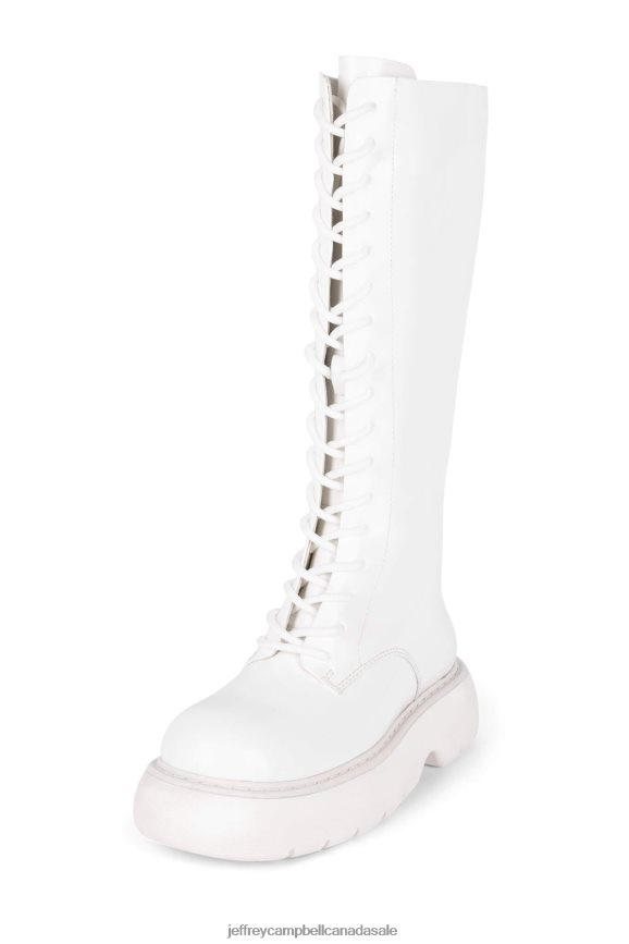 SPYING-LU Women White Box White PLRNJH728 Jeffrey Campbell Knee to Thigh Boots