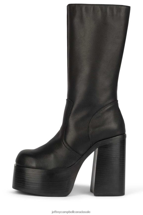 VENOMOUS Women Black PLRNJH696 Jeffrey Campbell Knee to Thigh Boots