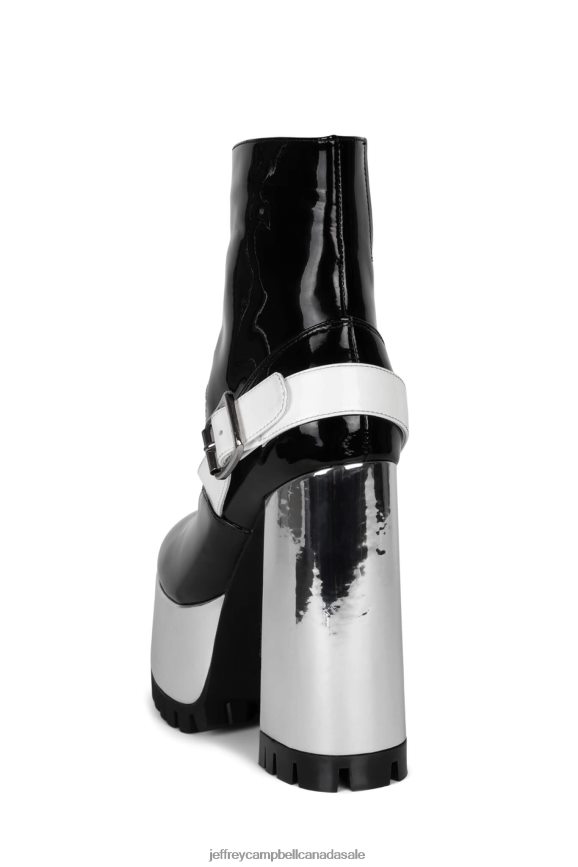 GALACTIA Women Black Patent Multi PLRNJH1232 Jeffrey Campbell Platform Boot