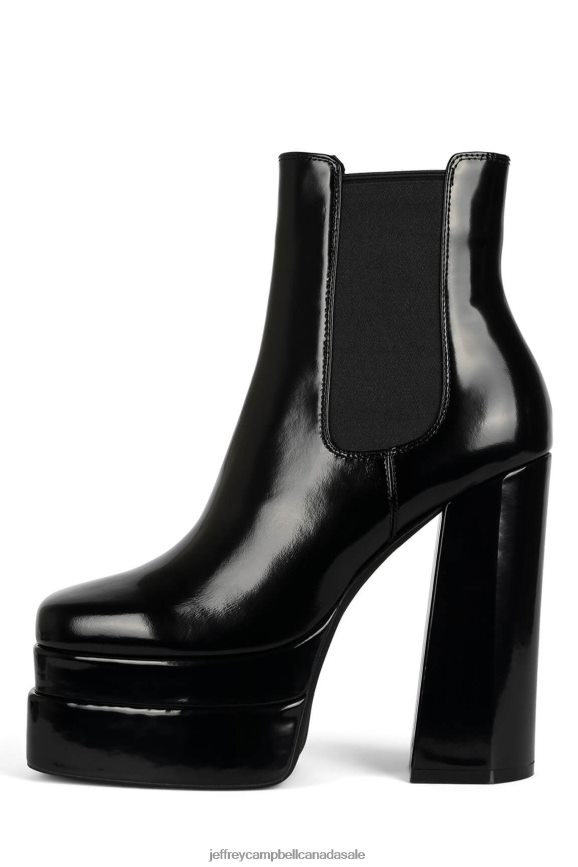 KICKINIT-L Women Black Box PLRNJH1236 Jeffrey Campbell Platform Boot