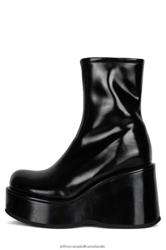MILLENNIUM Women Black Box PLRNJH259 Jeffrey Campbell Platform Boot