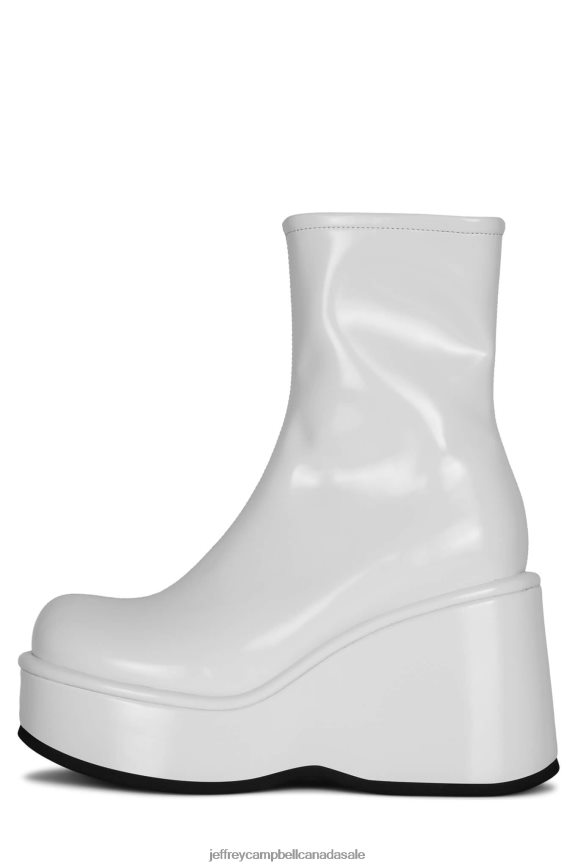 MILLENNIUM Women White Box PLRNJH258 Jeffrey Campbell Platform Boot