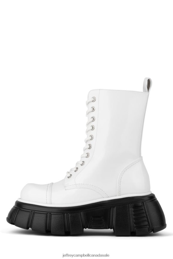 STOMP Women White Box PLRNJH1227 Jeffrey Campbell Platform Boot