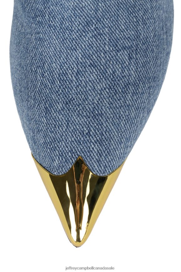 EL-PASO Women Blue Denim Gold PLRNJH283 Jeffrey Campbell The Denim Reboot