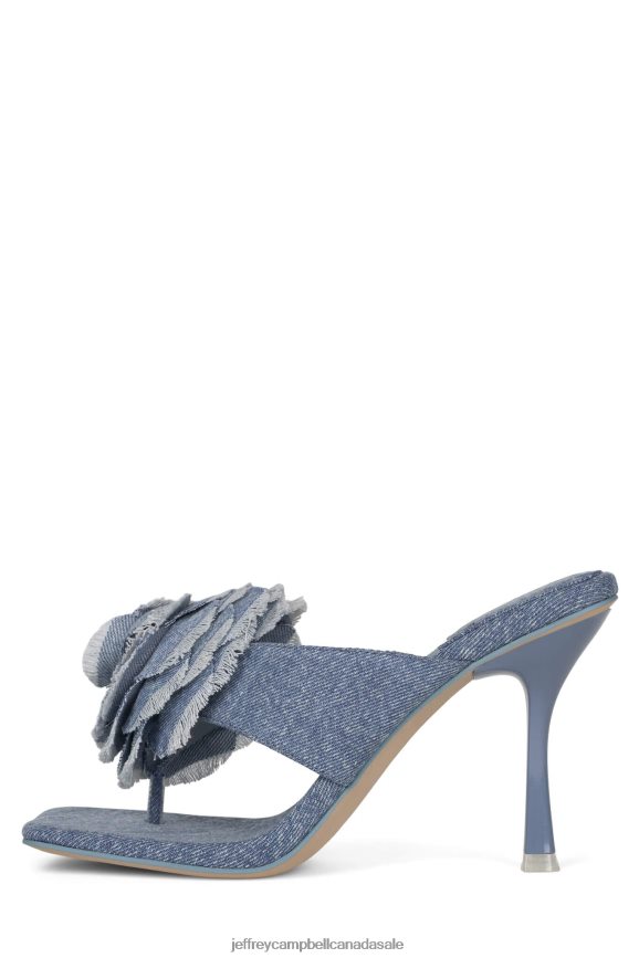 PERIWINKLE Women Faded Blue Denim PLRNJH290 Jeffrey Campbell The Denim Reboot