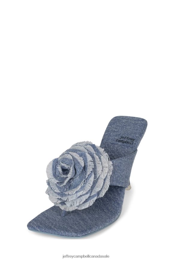 PERIWINKLE Women Faded Blue Denim PLRNJH290 Jeffrey Campbell The Denim Reboot