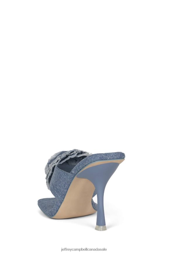PERIWINKLE Women Faded Blue Denim PLRNJH290 Jeffrey Campbell The Denim Reboot