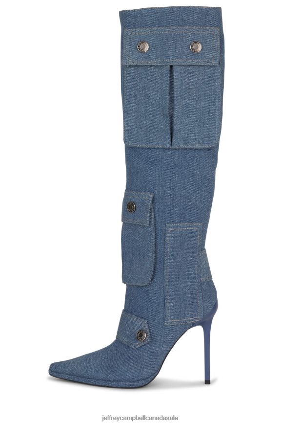 POCKETED Women Blue Denim PLRNJH286 Jeffrey Campbell The Denim Reboot