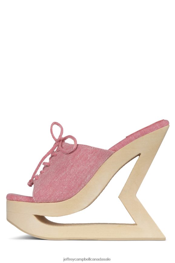 TRAPEZOID Women Pink Denim PLRNJH278 Jeffrey Campbell The Denim Reboot