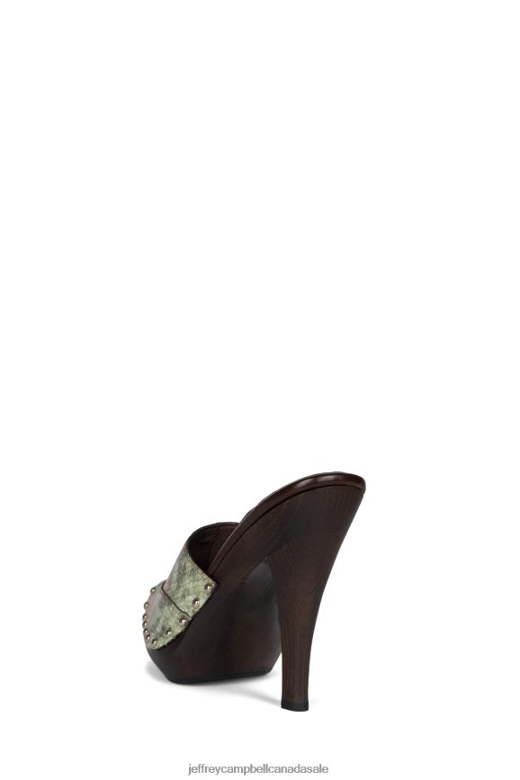 JAYDE Women Green Snake PLRNJH909 Jeffrey Campbell Western Boots