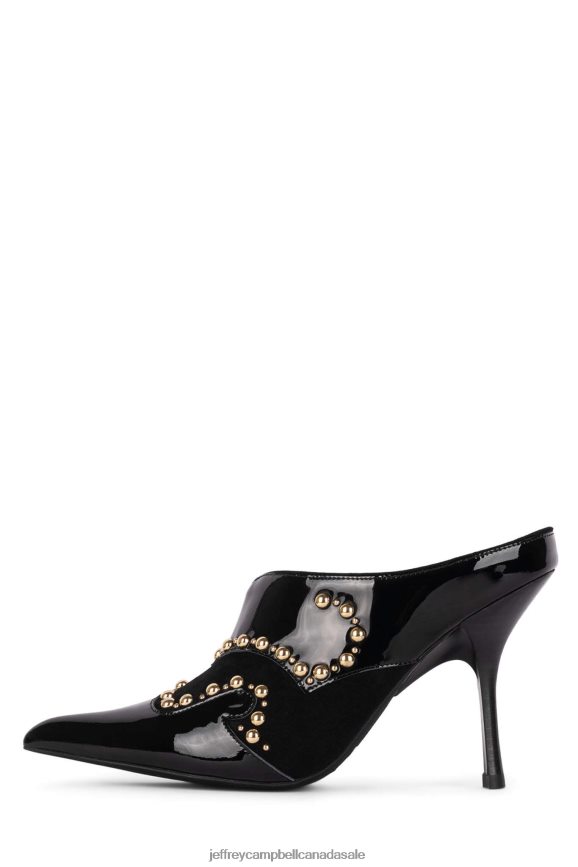 RIDE-EM Women Black Combo PLRNJH906 Jeffrey Campbell Western Boots