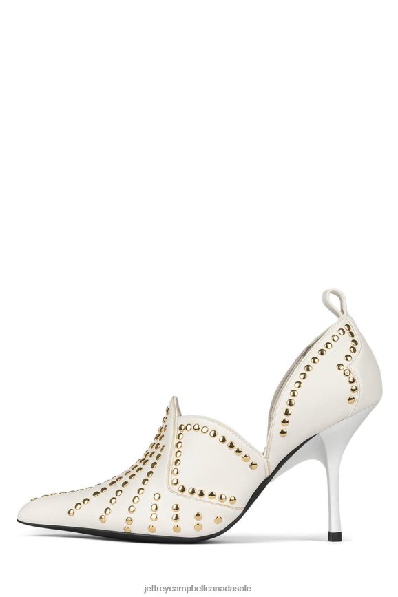 SPANGLED Women White Gold PLRNJH905 Jeffrey Campbell Western Boots