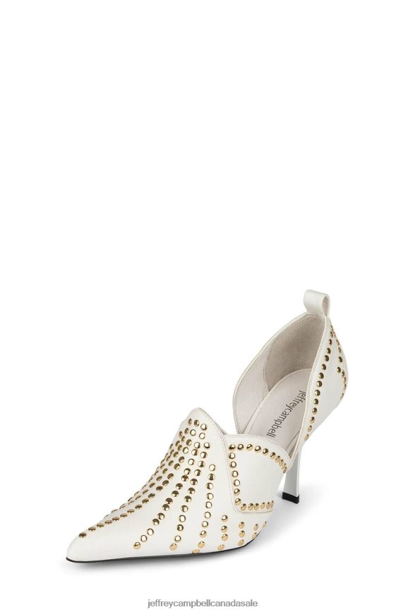SPANGLED Women White Gold PLRNJH905 Jeffrey Campbell Western Boots