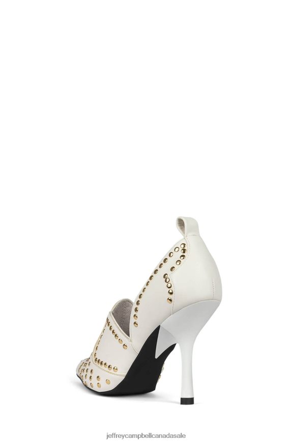 SPANGLED Women White Gold PLRNJH905 Jeffrey Campbell Western Boots