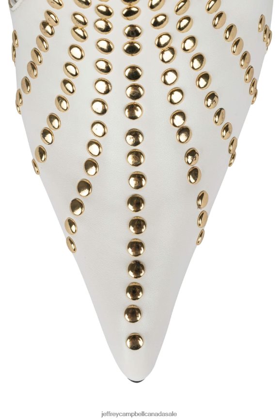 SPANGLED Women White Gold PLRNJH905 Jeffrey Campbell Western Boots