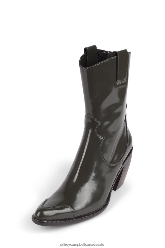 XORO Women Khaki Box PLRNJH918 Jeffrey Campbell Western Boots