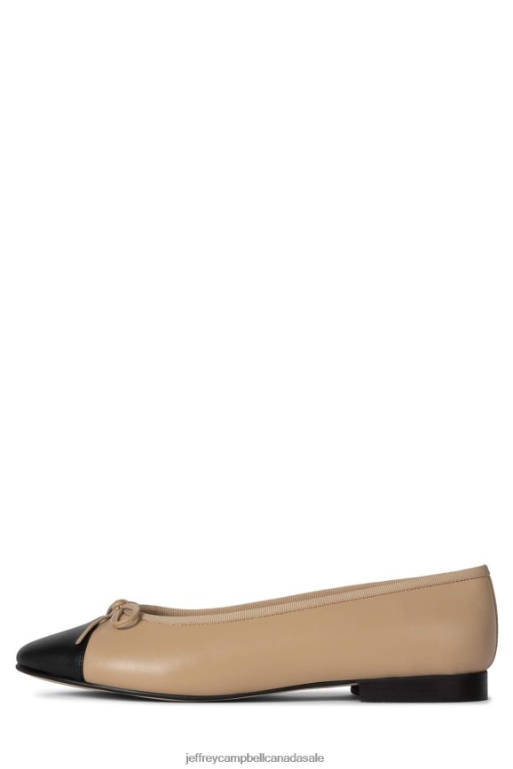 ARABESQUE Women Natural Black PLRNJH197 Jeffrey Campbell Ballet Flats