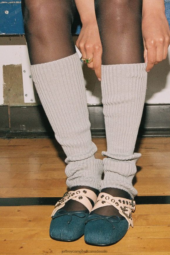 CHOREO Women Blue Denim Natural PLRNJH211 Jeffrey Campbell Ballet Flats