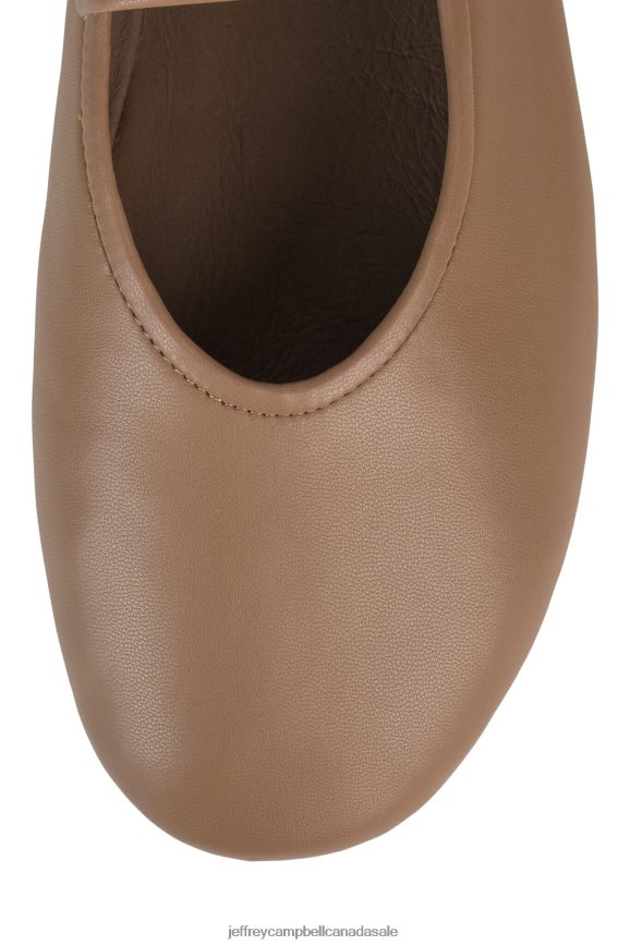 DANCERINA Women Dark Beige PLRNJH47 Jeffrey Campbell Ballet Flats