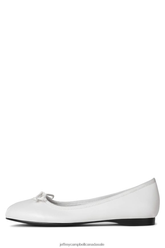 TUTU Women White PLRNJH198 Jeffrey Campbell Ballet Flats